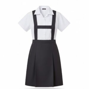 Jumper Escolar Clásico con Tirantes - Azul Marino / Negro