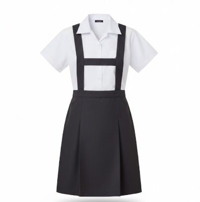 Jumper Escolar Cl&aacute;sico con Tirantes - Azul Marino / Negro