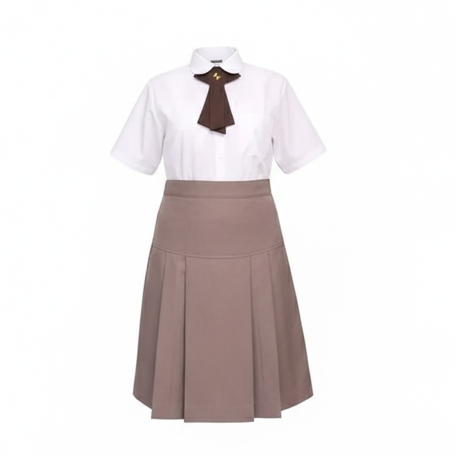 Falda Escolar Plisada Gris &ndash; Uniforme Escolar Cl&aacute;sico y C&oacute;modo